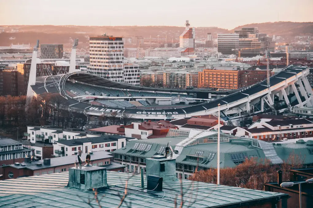 Vy över Göteborg
